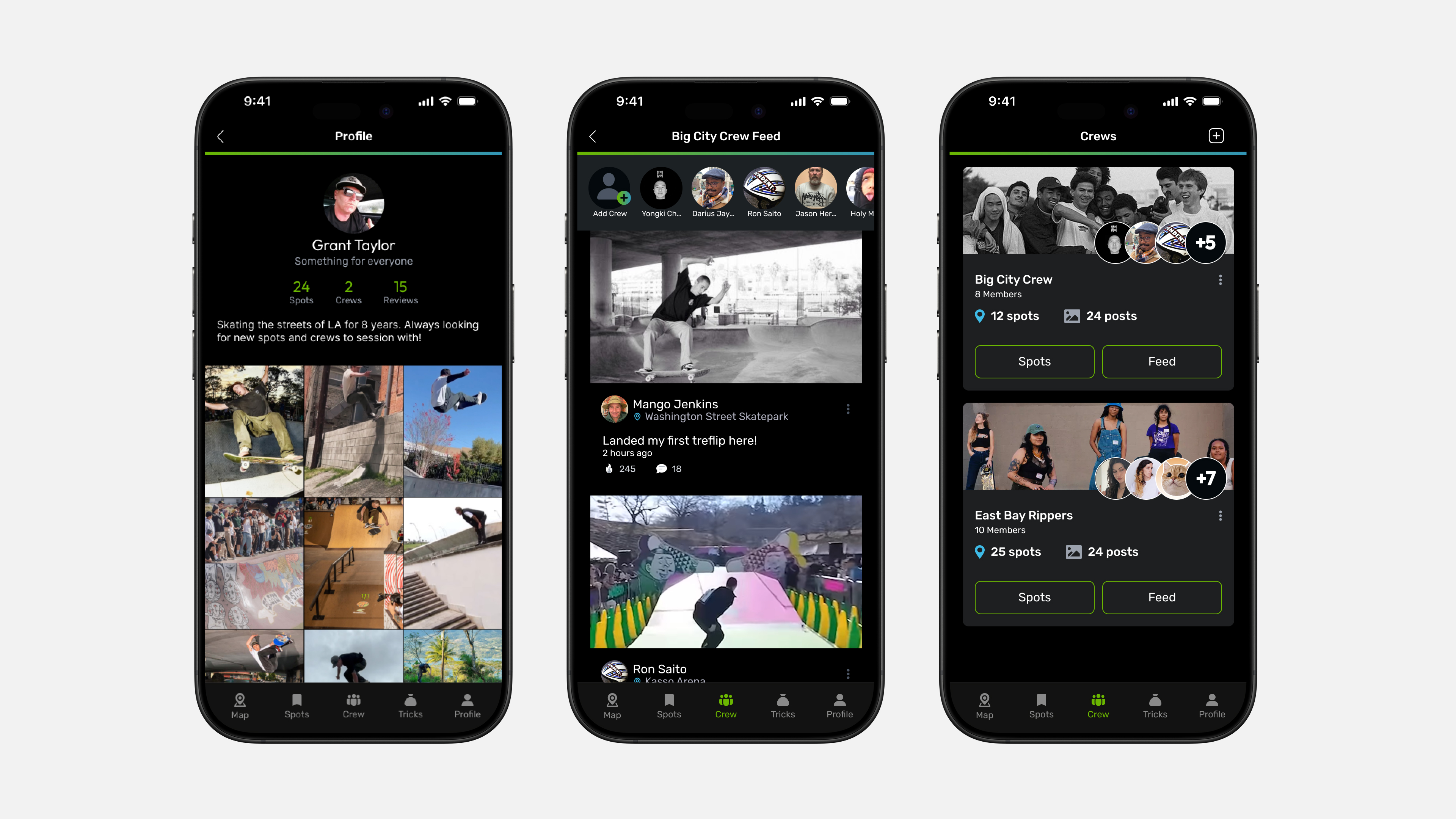 My Tricks & Skateopedia